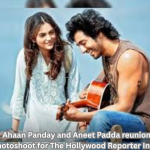Ahaan Panday and Aneet Padda reunion photoshoot for The Hollywood Reporter India