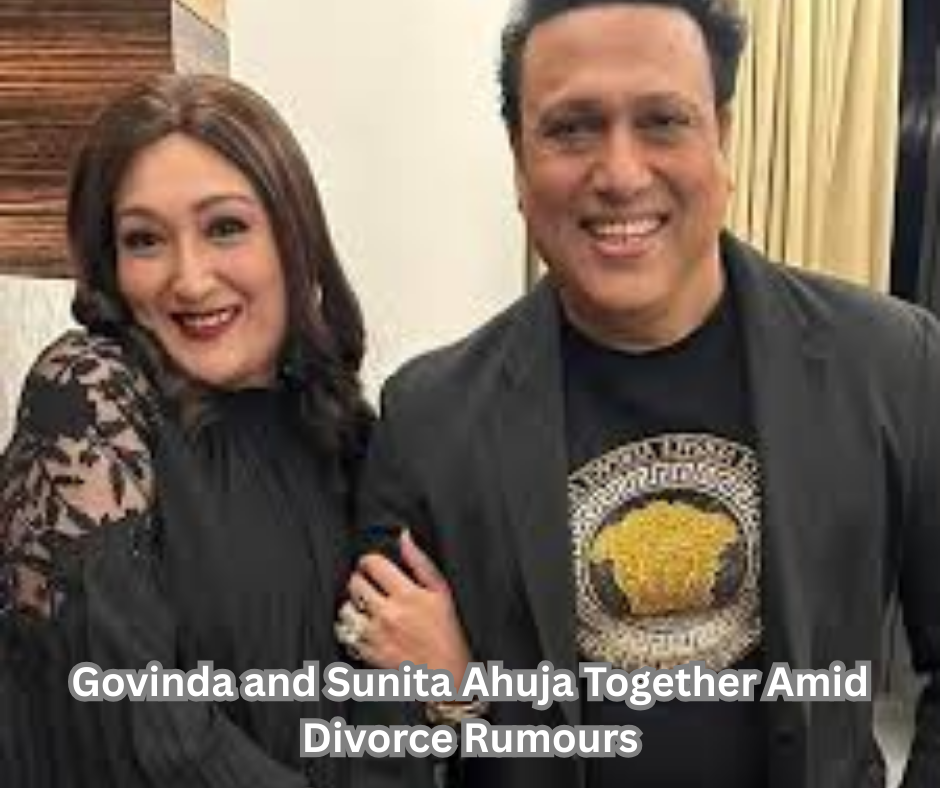 Govinda and Sunita Ahuja attending an event together, dismissing divorce rumours