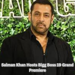 Salman Khan hosting the grand premiere of Bigg Boss 19, introducing contestants