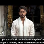Tiger Shroff visits Babulnath Temple after Baaghi 4 release, faces PR stunt accusations