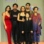 Shah Rukh Khan with wife Gauri Khan and their children Aryan, Suhana, and AbRam